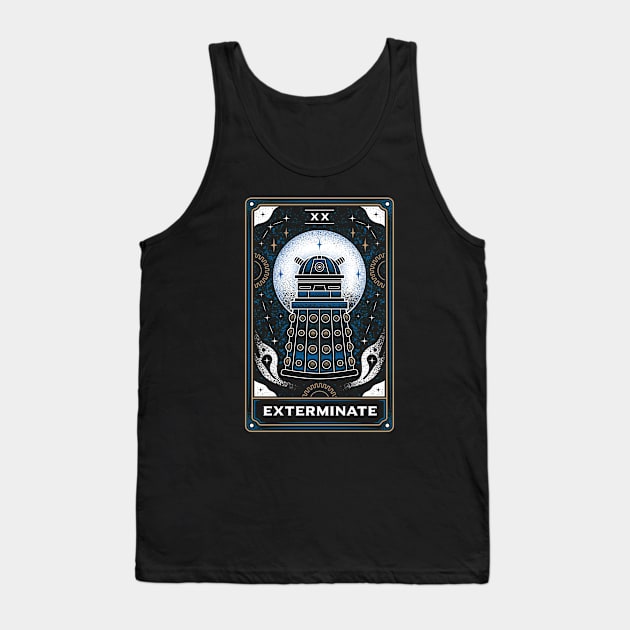 Exterminate Tarot Card Tank Top by logozaste